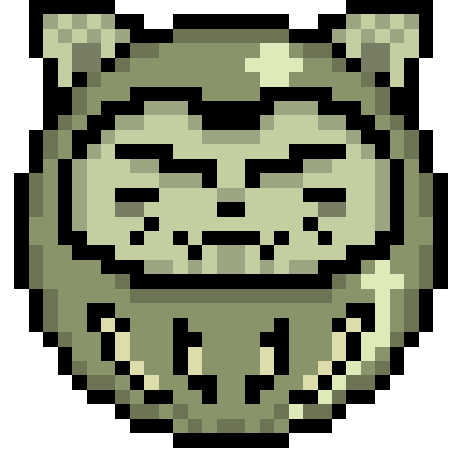 catshape daruma watermark
